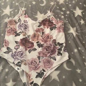 Flower body suit